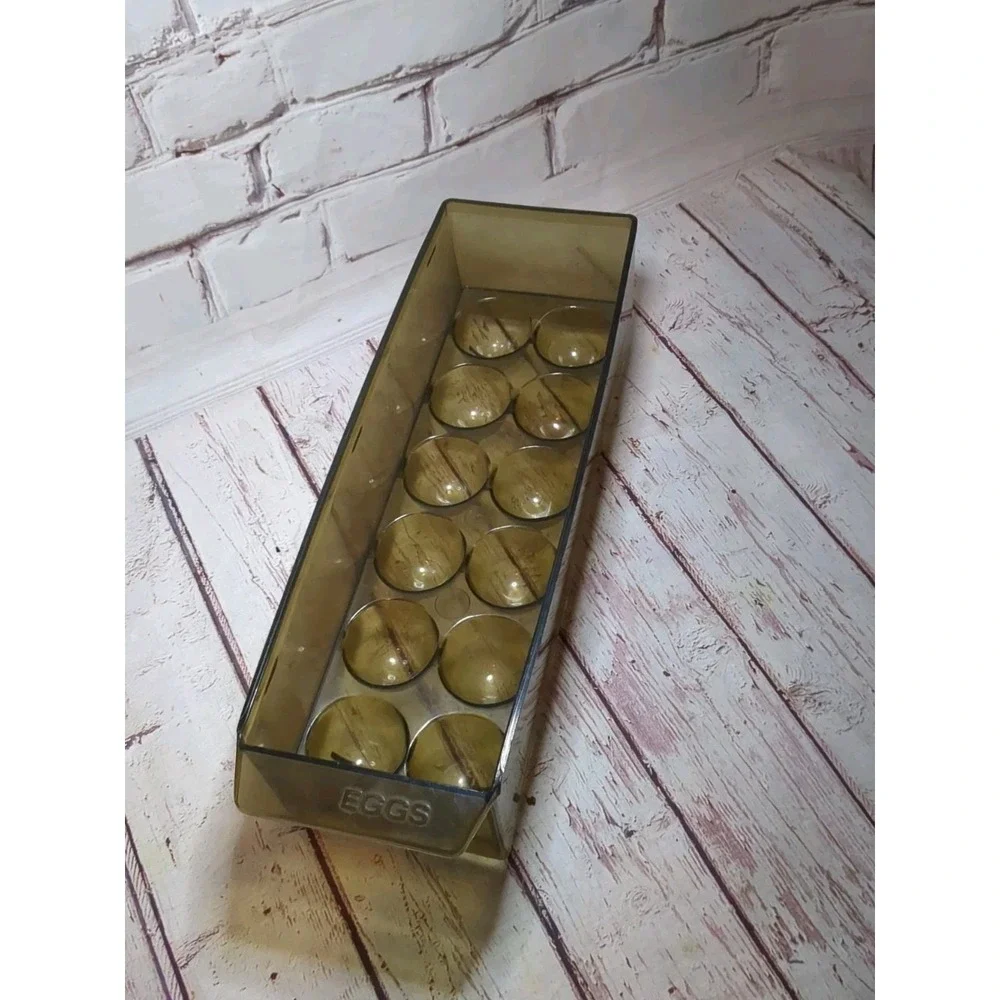 Vintage GE Refrigerator Egg Tray Part # 464732 Brown
